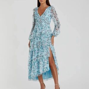 Mac Duggal floral dress